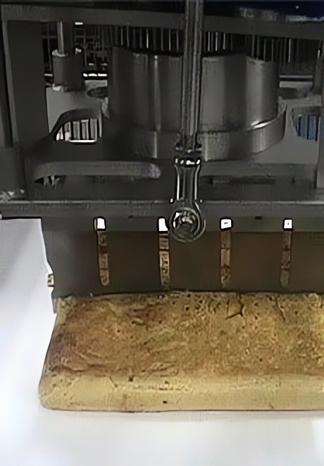 Cortadora de ultrasonidos para pastillas de turrón